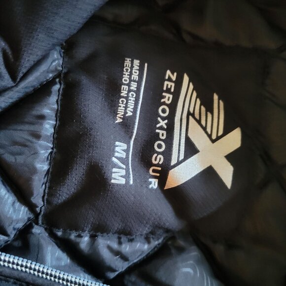 ZeroXposur Womens Water-Resistant Black Jacket M With Zipper & Snap Closures - Picture 6 of 7